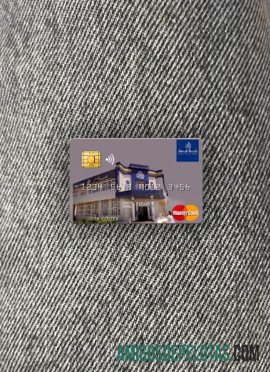 Somália Amal Bank Mastercard Photolook Front modelo